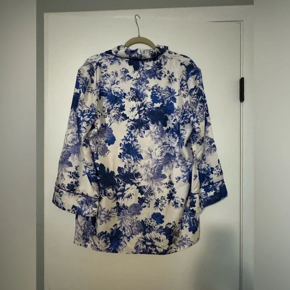 NWT CARA CARA SILK VENEZIA JACKET L - Picture 2 of 5